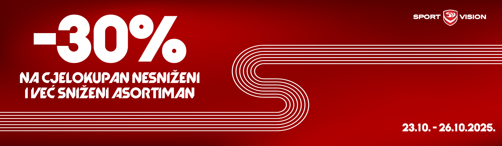 EKSKLUZIVNO: -30% NA CJELOKUPAN ASORTIMAN NA ČAK 4 LOKACIJE!